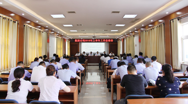 集團(tuán)公司召開2018年上半年總結(jié)大會