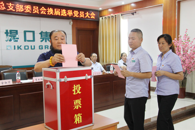 集團(tuán)公司黨總支換屆選舉黨員大會圓滿召開