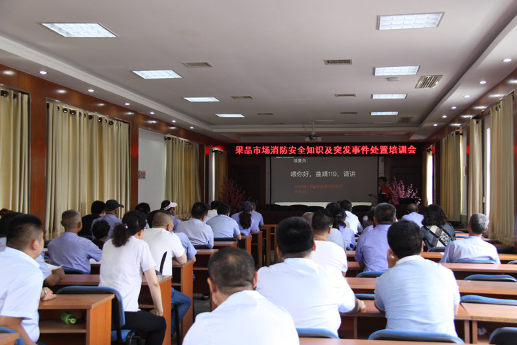 集團公司組織召開消防安全知識及突發(fā)事件處置培訓(xùn)會